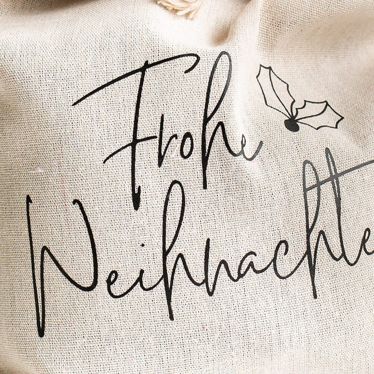 Geschenksack - Geschenkverpackung Frohe Weihnachten – Bild 2