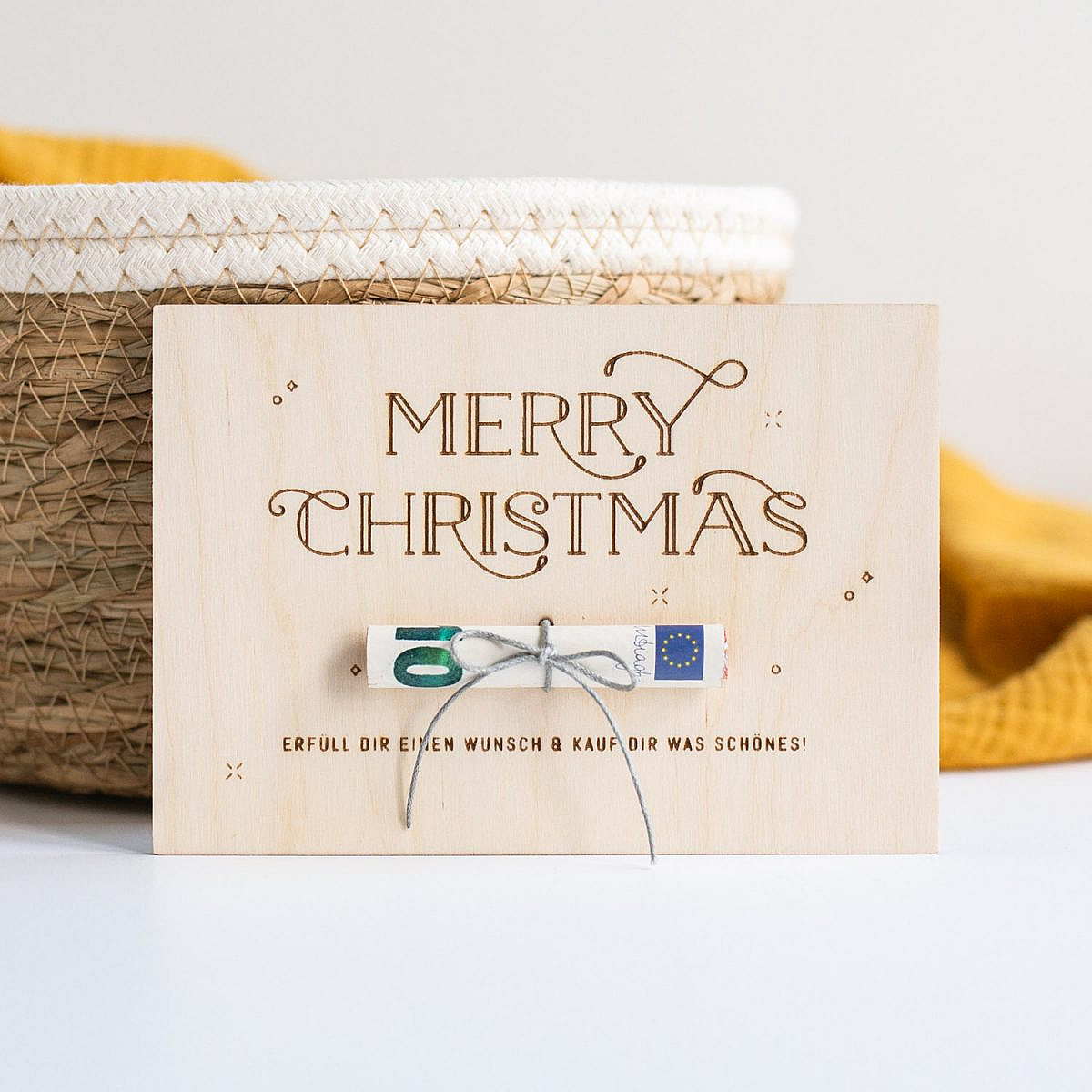 Merry Christmas - Karte Geldgeschenk – Bild 5
