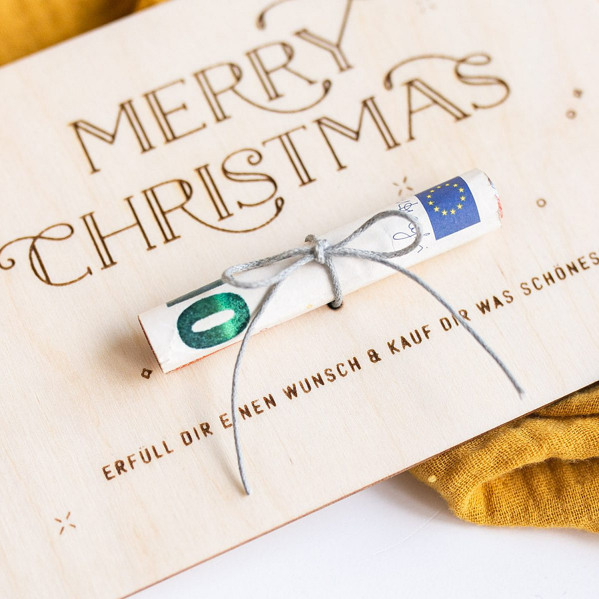 Merry Christmas - Karte Geldgeschenk – Bild 2