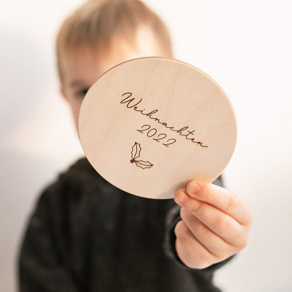 Weihnachten 2022 - Holzschild – Bild 2