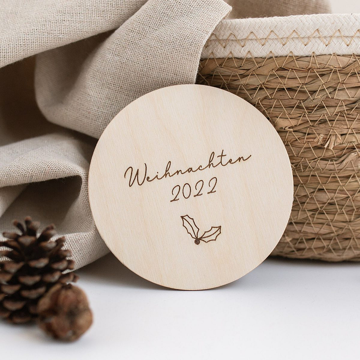 Weihnachten 2022 - Holzschild – Bild 5