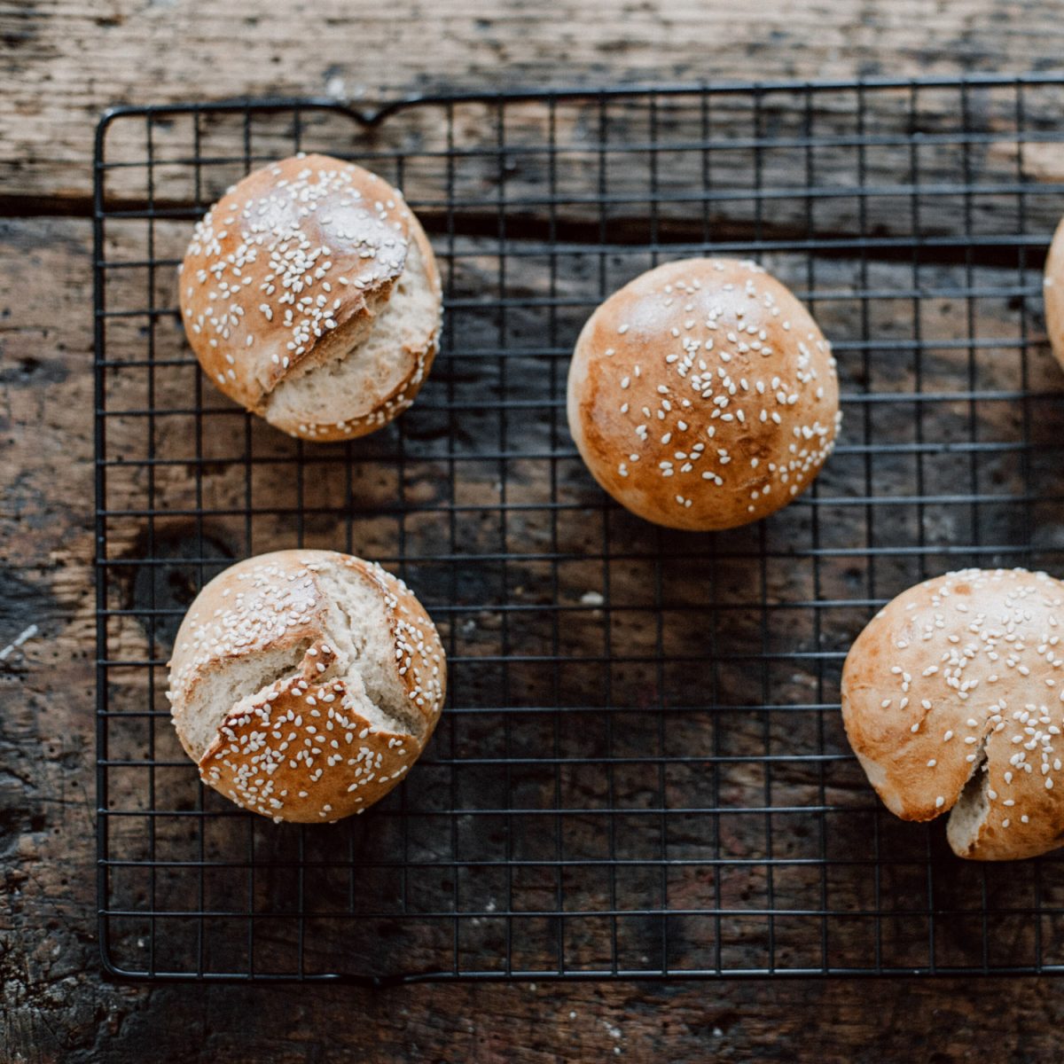 Backmischung Bio-Burger Buns - Briocheteig mit Sesam – Bild 2