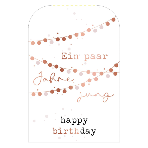 Klappkarte - Ein paar Jahre jung