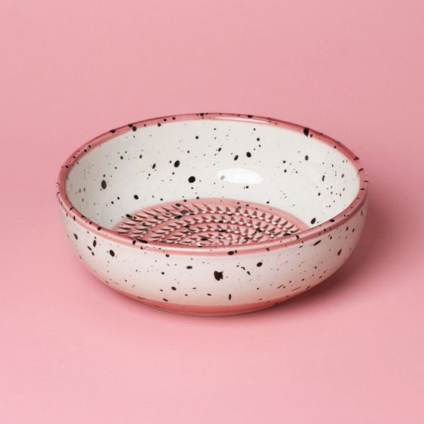 Mittlere Keramikreibe Knoblauch & Käse - Dalmatiner