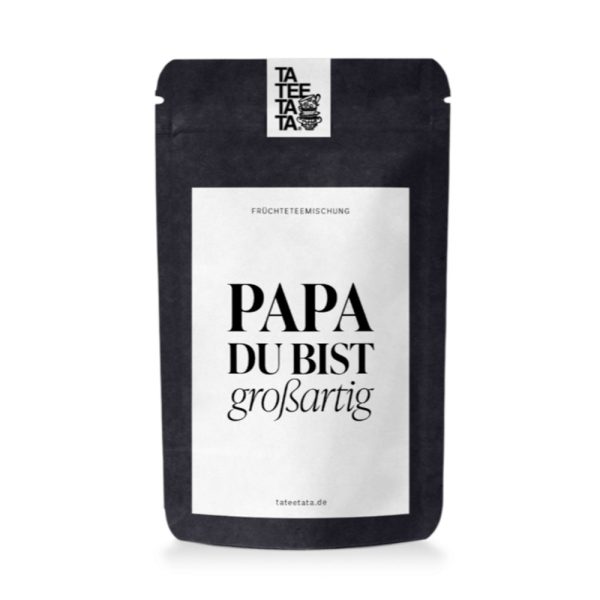 Papa du bist großartig - Blaubeer Cassis Früchtetee 12g