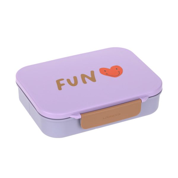 Bento Lunchbox - Brotdose Herz in Lila