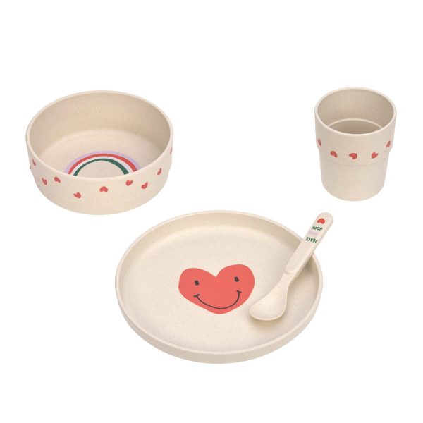 Kindergeschirr Set - Herz