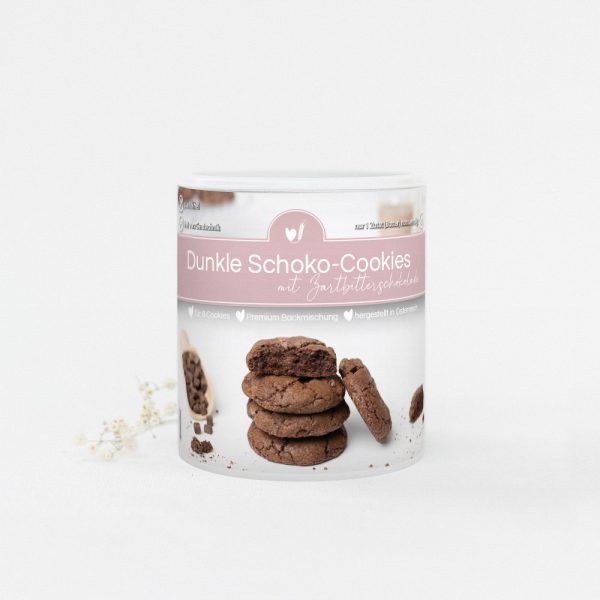 Backmischung - Dunkle Schoko-Cookies mit Zartbitterschokolade