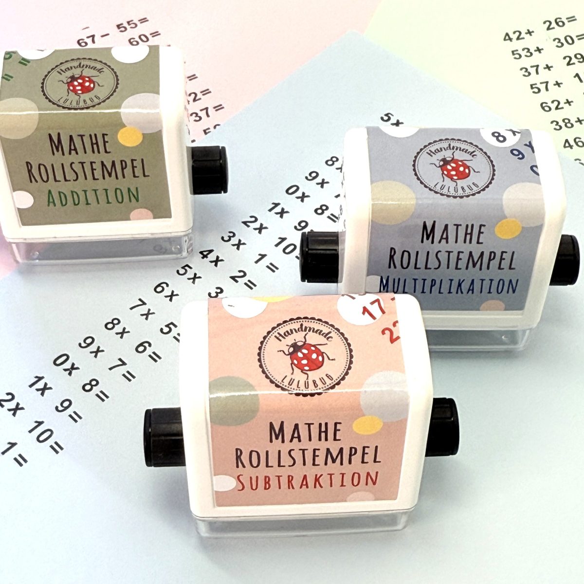 Mathe Rollstempel - Multiplikation – Bild 4