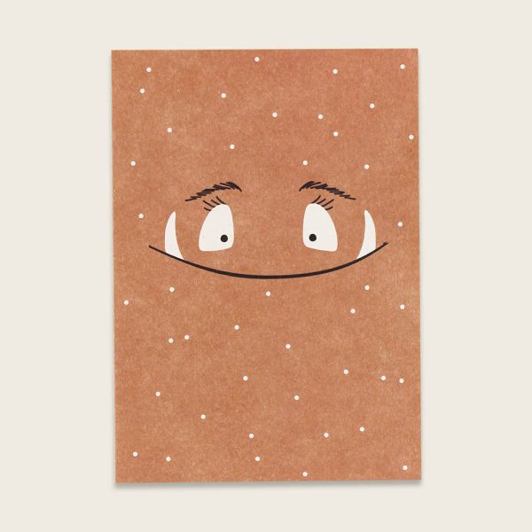 Postkarte - Monster in Rosa