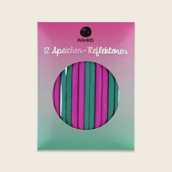 Speichenreflektoren - Pink & Petrol