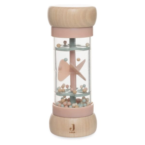 Regenmacher aus Holz - Rosa