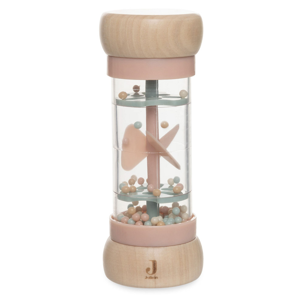 Regenmacher aus Holz - Rosa