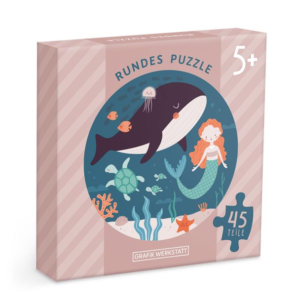 Unterwasserwelt - Rundes Puzzle