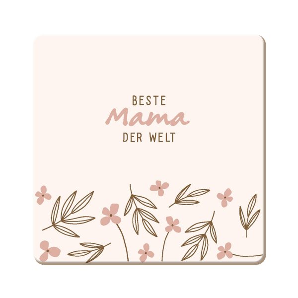 Beste Mama der Welt - Korkuntersetzer