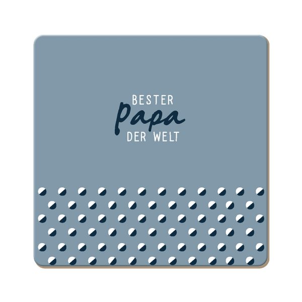 Bester Papa der Welt - Korkuntersetzer