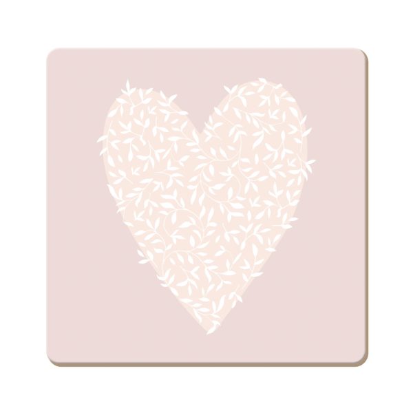 Herz - Korkuntersetzer