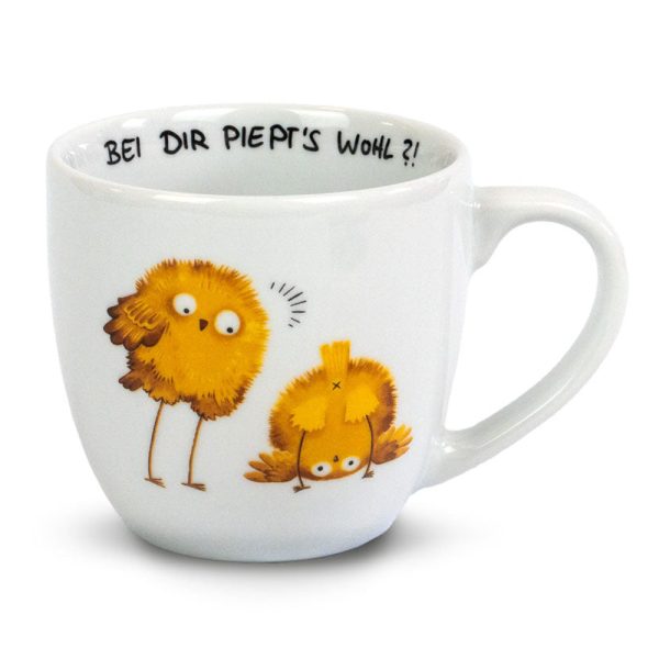 Küken "Bei dir piept's wohl?!" - Tasse