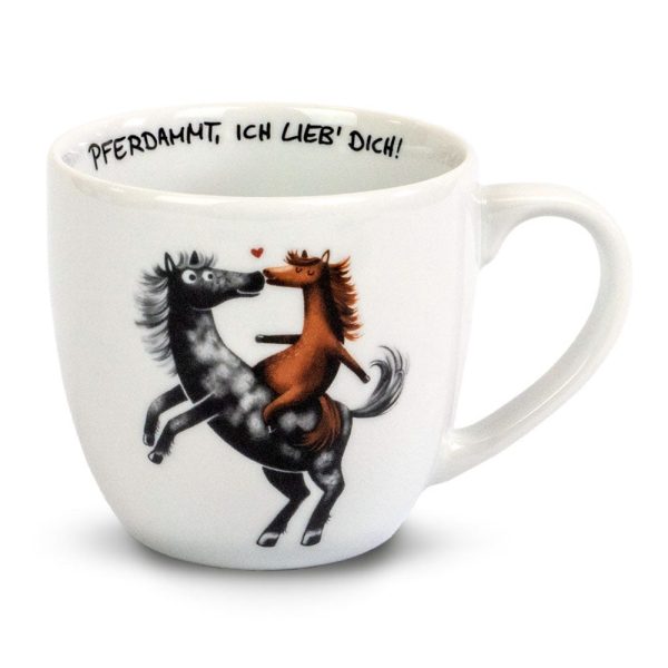 Pferde "Pferdammt, ich lieb' dich!" - Tasse