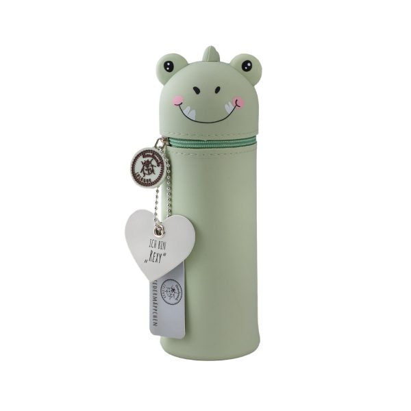 Federmäppchen aus Silikon - Dino "Rexy"