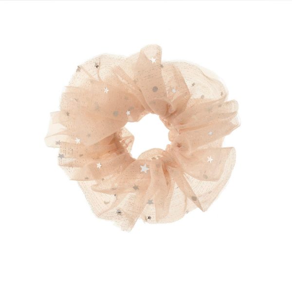 Funkelnder Rüschen Scrunchie