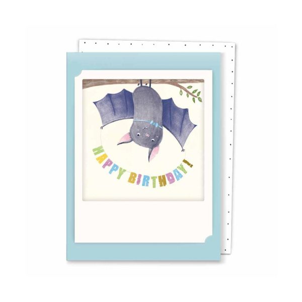 Birthday bat - kleine Klappkarte