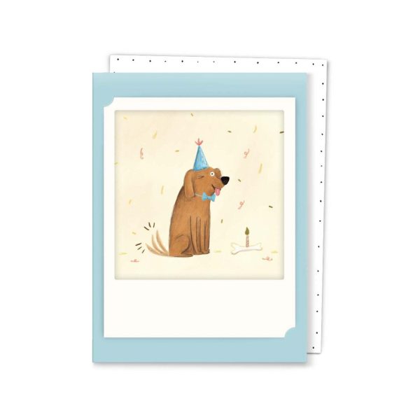Birthday dog party - kleine Klappkarte
