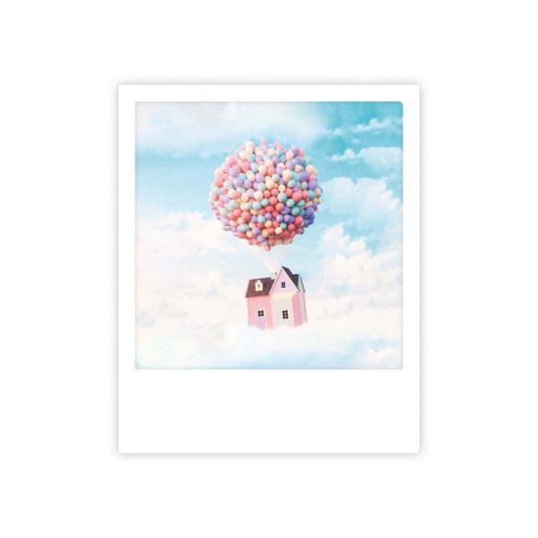 Flying house - Postkarte