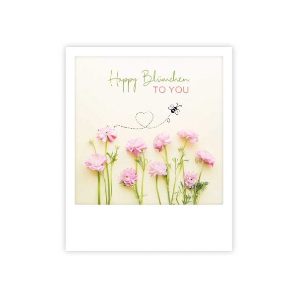 Happy blümchen - Postkarte