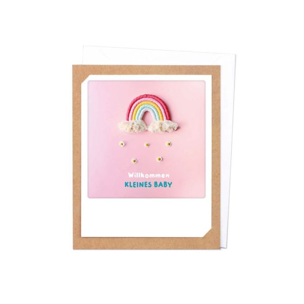Willkommen Baby - Klappkarte