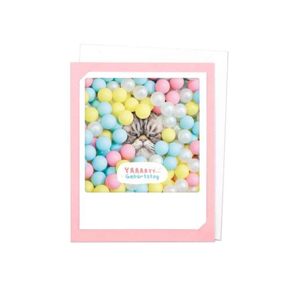 Yaaaayy Geburtstag - Klappkarte