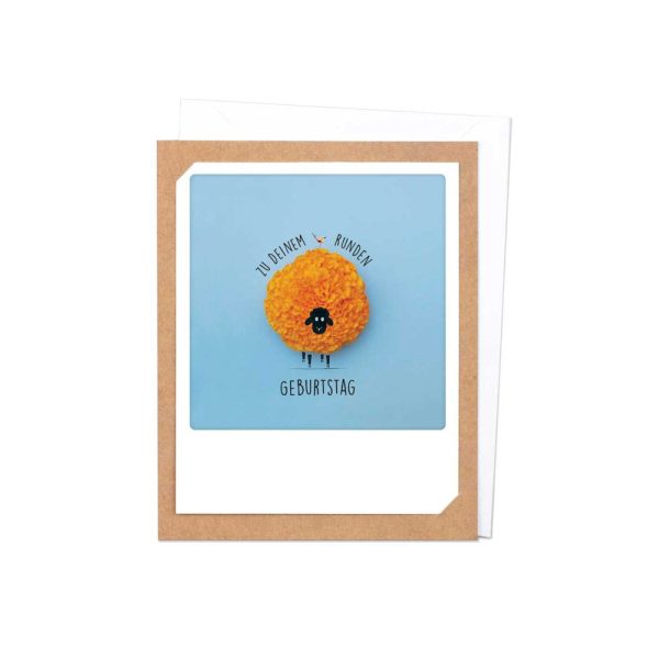Zu deinem Runden - Klappkarte