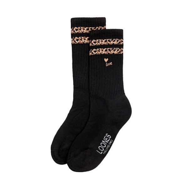 Leo Love Schwarz - Socken