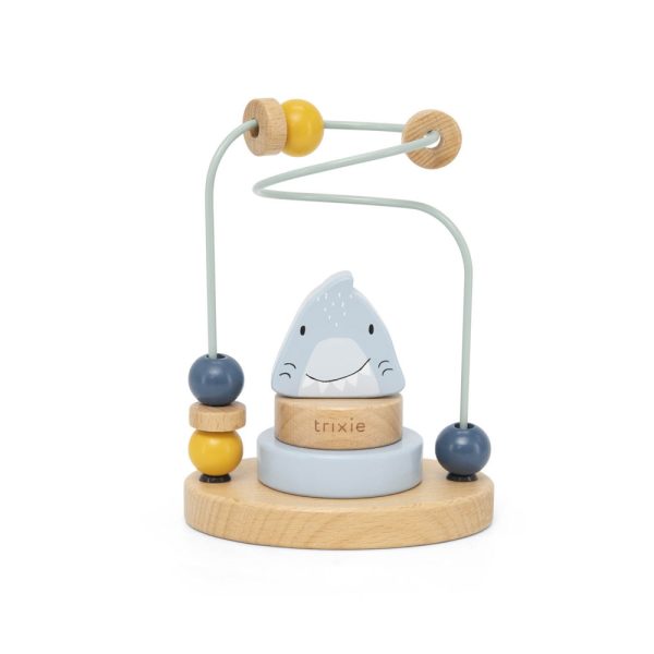 Mr. Shark - Holz Motorikschleife Hai