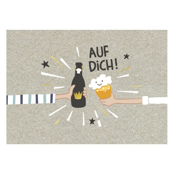 Postkarte - Prost auf dich!
