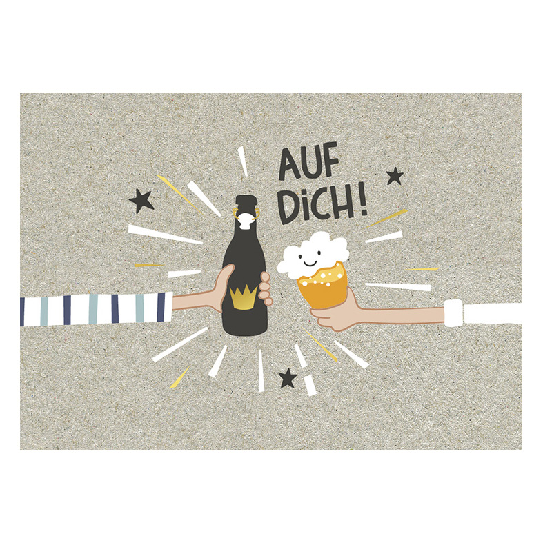 Postkarte - Prost auf dich!