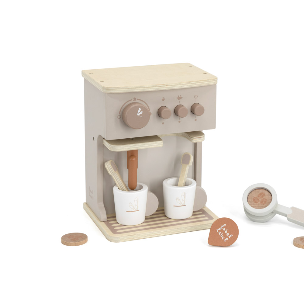 Espresso Maschine aus Holz - Nougat – Bild 3