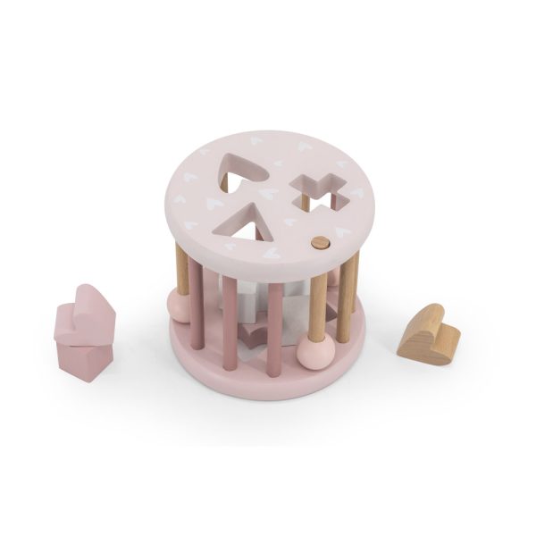 Sortierrad mit Formen - Rosa