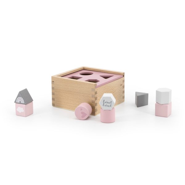 Sortierbox mit Formen - Rosa