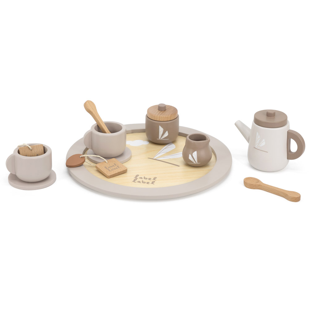 Tee-Set aus Holz - Nougat – Bild 3