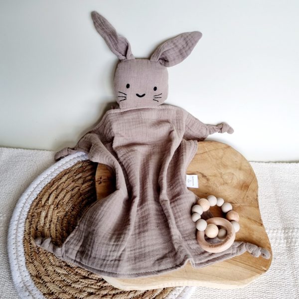 Baby-Kuscheltuch - Hase Sand