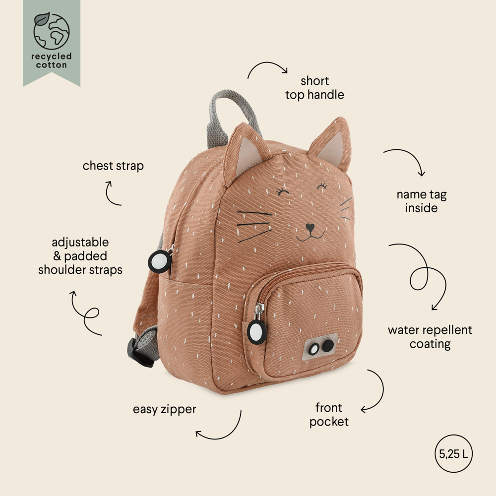 Mrs. Cat - kleiner Rucksack Katze – Bild 6