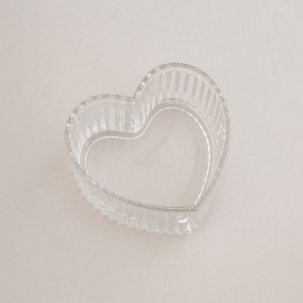 Herz - Schale aus Glas