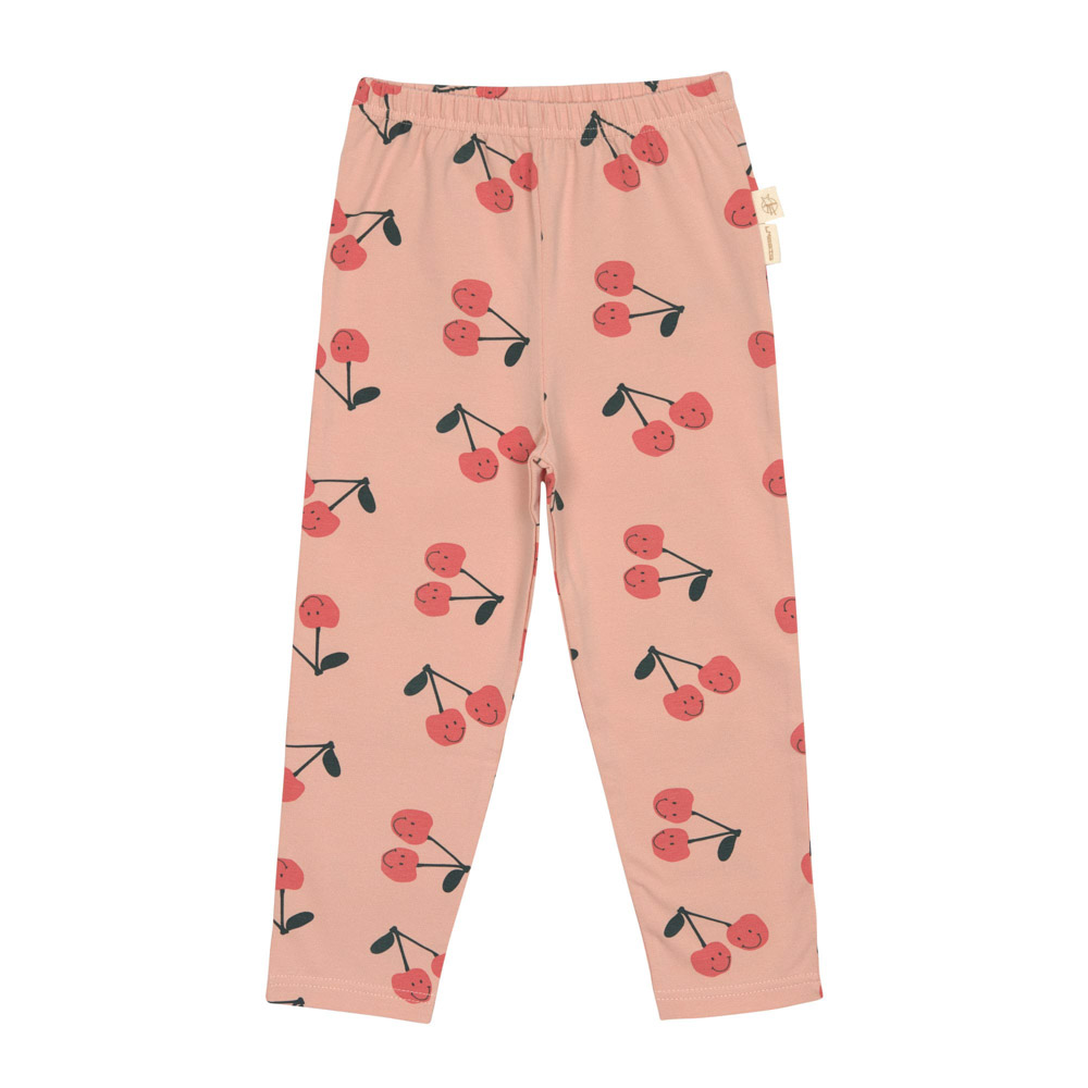 Kinder Leggings - Kirsche in Rosa