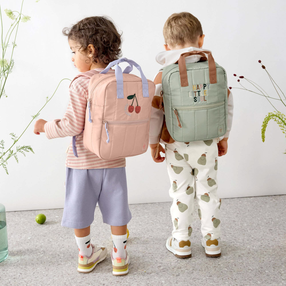 Kinder Leggings - Birne in Weiß – Bild 3