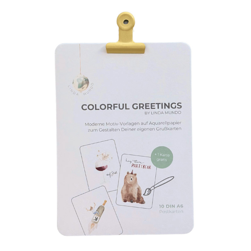 Motiv-Vorlagen - Colorful Greetings