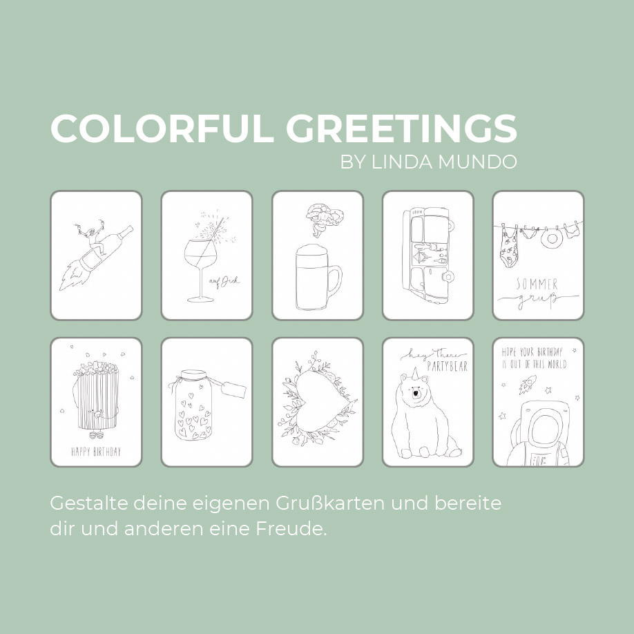 Motiv-Vorlagen - Colorful Greetings – Bild 4