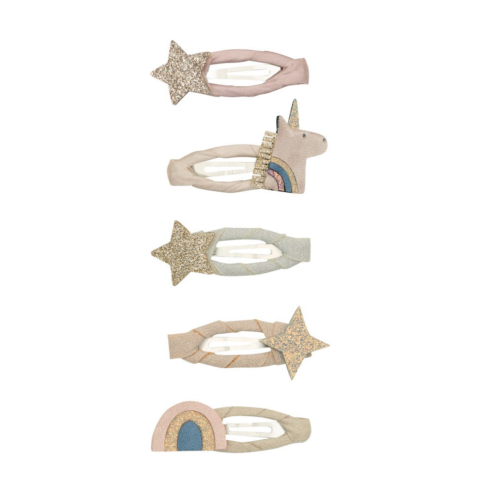 Einhorn Clips - Haarklammern