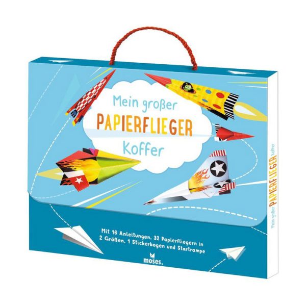 Großer Papierflieger-Koffer