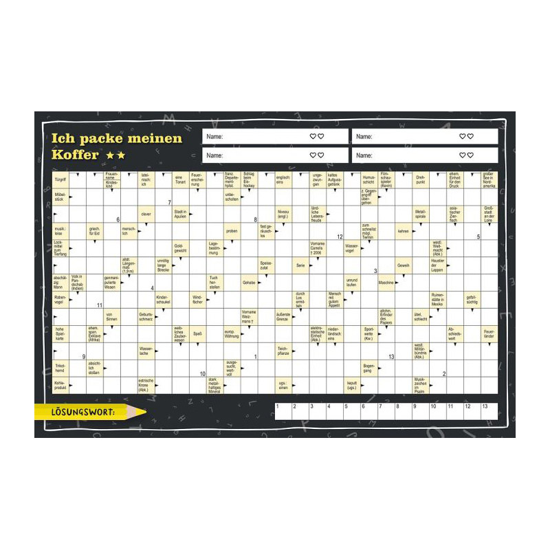 Kreuzwort-Challenge - Gesellschaftsspiel – Bild 3